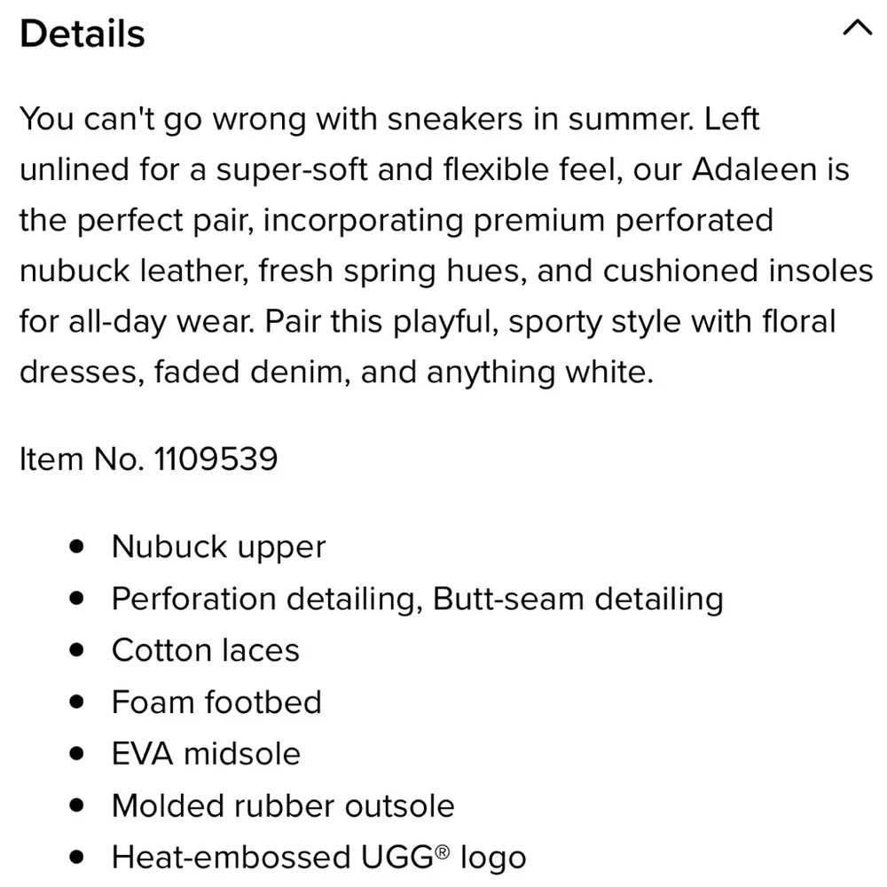 UGG Adaleen Women’s Suede Sneakers - 10 - Picture 10 of 10